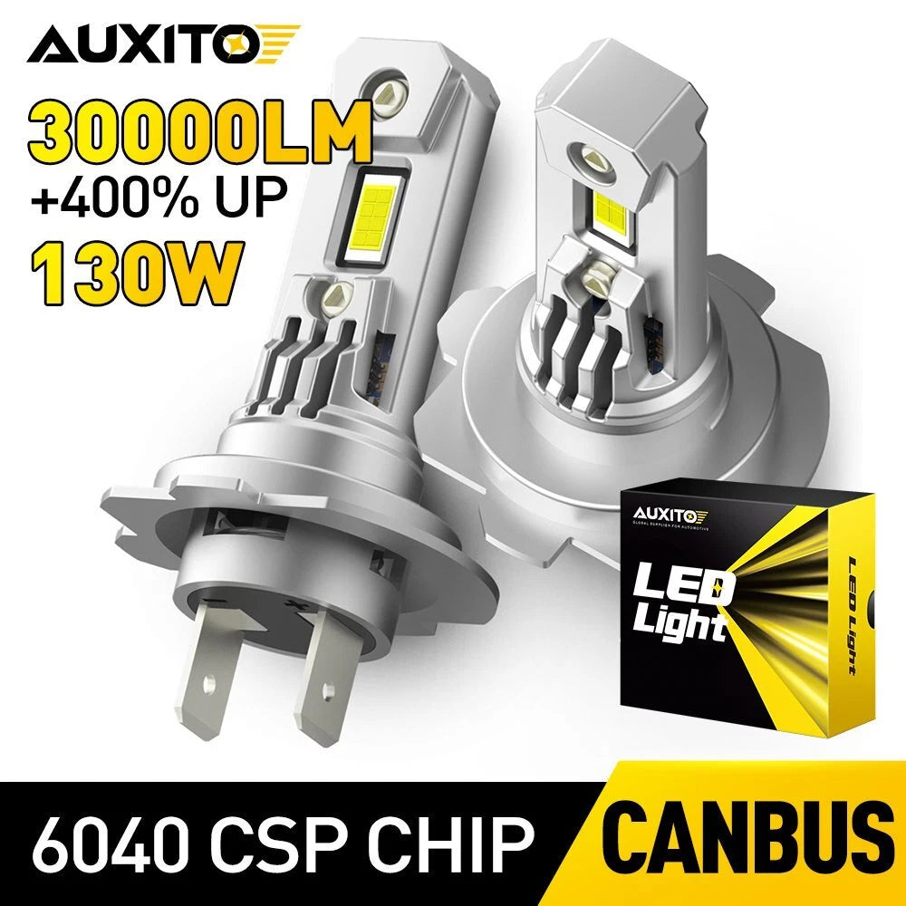 Set of 2 AUXITO H4 9003 LED Headlight Bulbs for High Low Beam