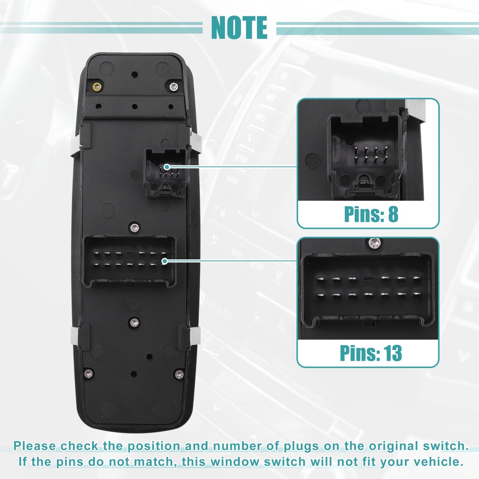Power Window Switch for Dodge Journey (No. 68084001AB)