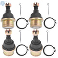 Set of 4 Upper and Lower Ball Joints for Honda Foreman Rubicon (2001–2023)