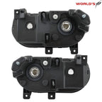Headlight Set for Dodge Challenger (2008–2014) Halogen Black Housing
