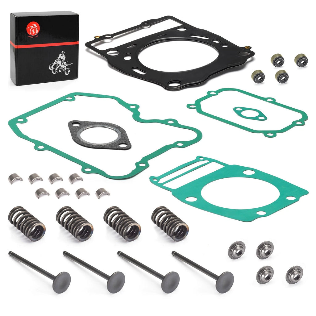 Cylinder Head Gasket Intake Exhaust Valve Kit for Polaris Magnum Ranger (1995–2007)