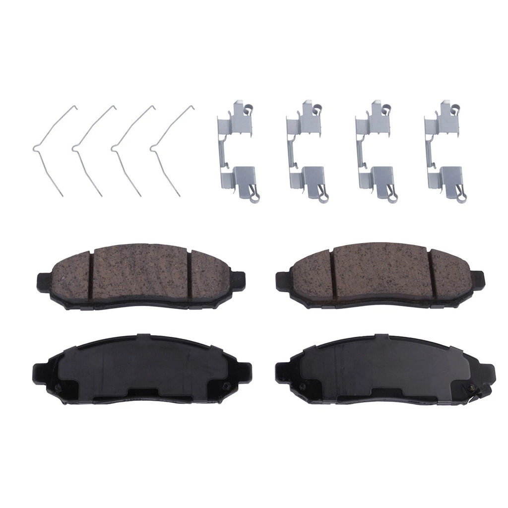 Disc Brake & Pad Kit for Nissan Frontier (2005–2019) Front Left Right
