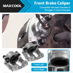 Brake Caliper Set of 2 for Jeep Cherokee XJ Wrangler TJ Grand Cherokee