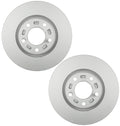 Set of 2 Bosch QuietCast Front Vented Brake Disc Rotors for Mazda 3 (2004–2013)