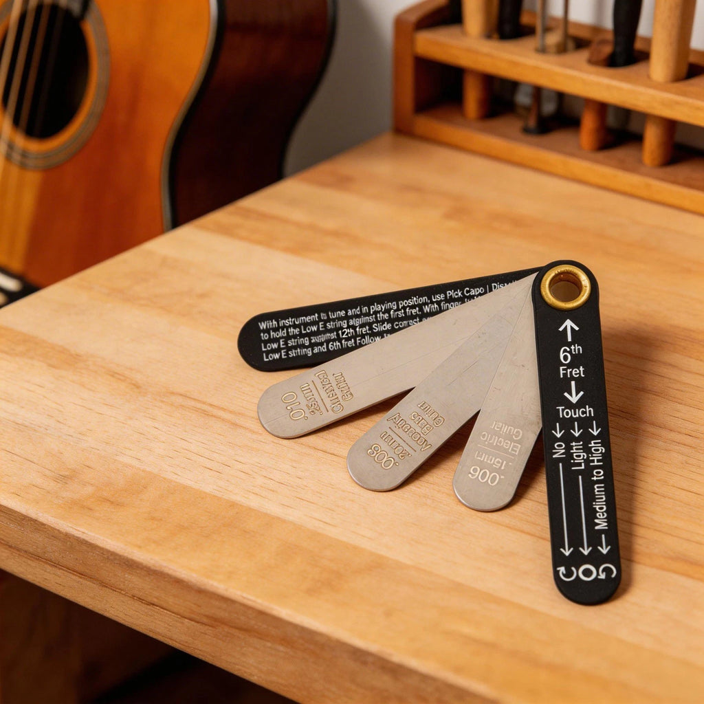 Truss Rod Neck Relief Measuring Tool Set for Guitar Maintenance