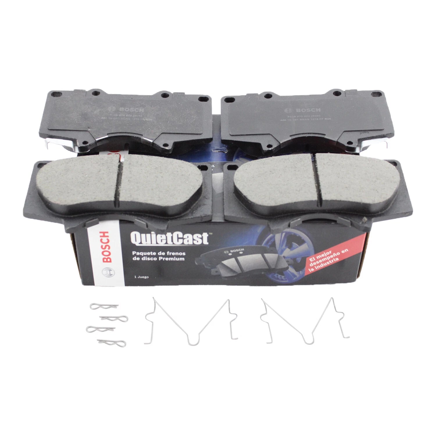 Bosch QuietCast Front Ceramic Brake Pads for Lexus GX460 GX470, Toyota 4Runner Tacoma Tundra (2003–2021)