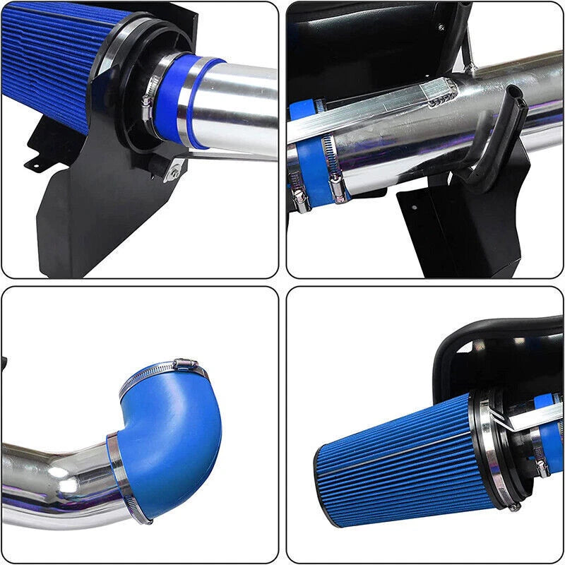 Cold Air Intake System + Heat Shield for GMC/Chevy V8 4.8L/5.3L/6.0L (1999–2006)