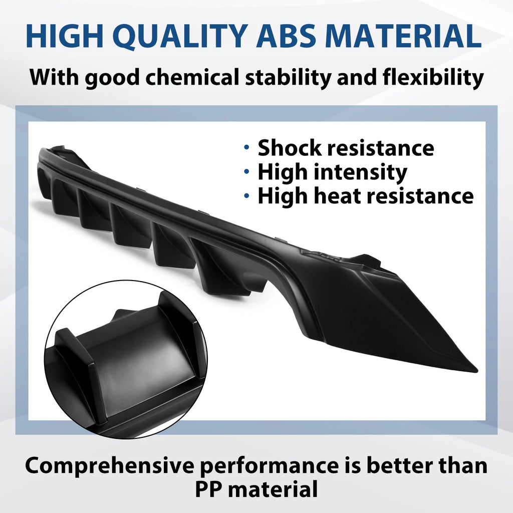 Rear Bumper Lip Diffuser Splitter for Lexus IS250 IS350 IS200T (2014–2016)