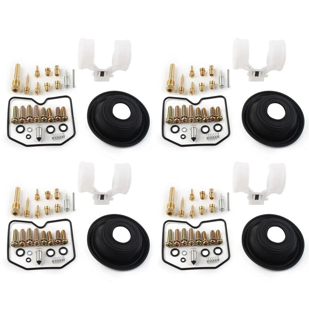 4X Carburetor Repair Rebuild Kit for Kawasaki Zephyr ZR750H ZR-7 ZR-7S (1991–2000)