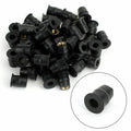 50x Rubber Well Nut 10-32 M5 for Windscreen & Fairing (3/8 Wellnuts)