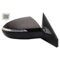 Replacement Ready to Paint Passenger Power Mirror w/Turn Signal w/o Heated Glass