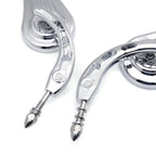 Chrome Raindrop Side Mirrors for Harley Softail (2018–2023)