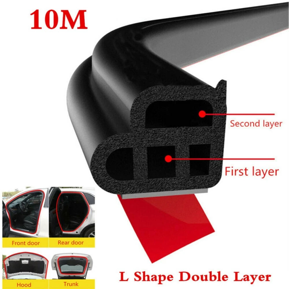 2X Weather Strip Seal for Ford Edge (2015–2023) - 10M 2-Layer Moulding