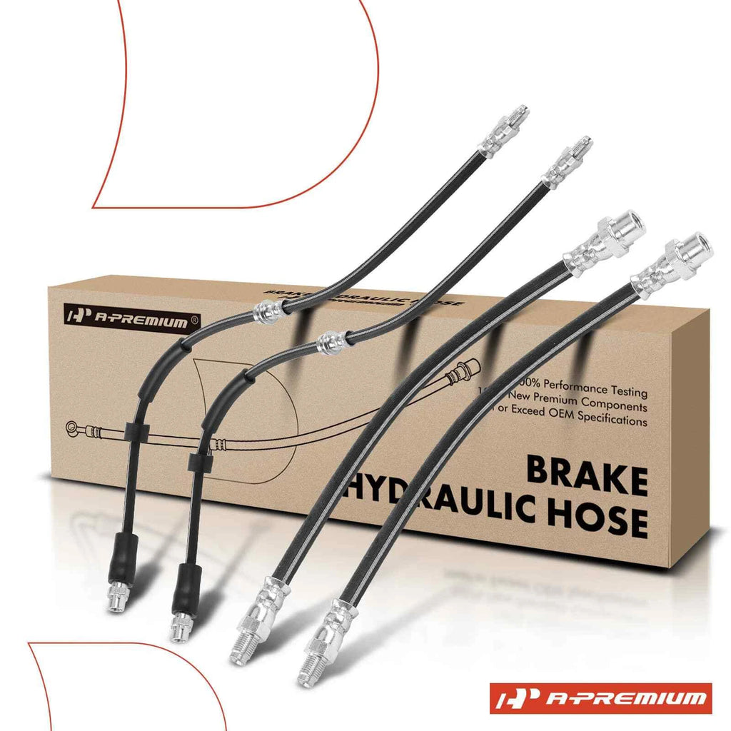 Set of 4 Brake Hydraulic Hoses for BMW E30 M2 M3 (2016–2021)