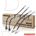 Set of 4 Brake Hydraulic Hoses for BMW E30 M2 M3 (2016–2021)
