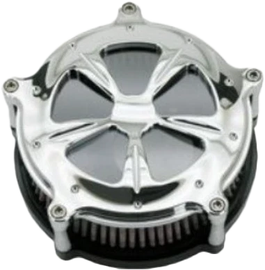 Air Cleaner Kit Chrome with Clear Window for Commodore