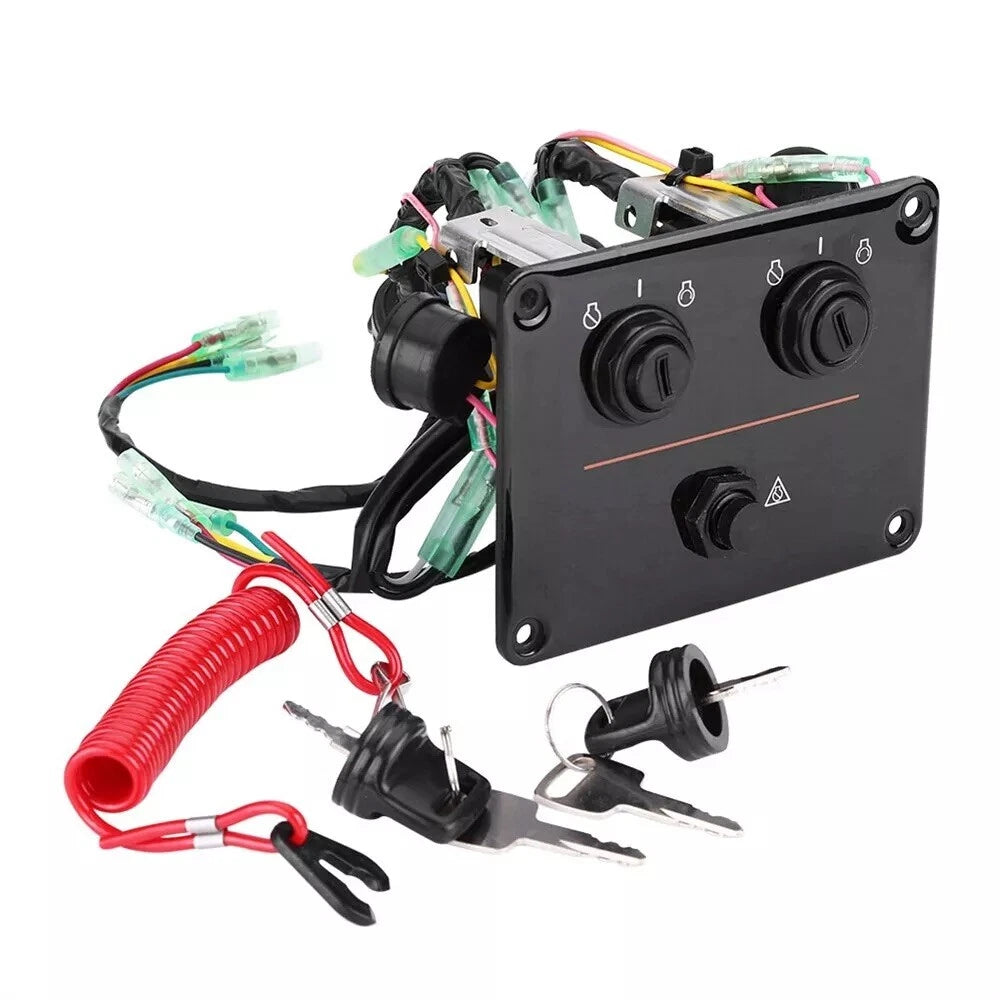 Dual Engine Key Switch Panel Assembly for Yamaha (6K1-82570-08-00)