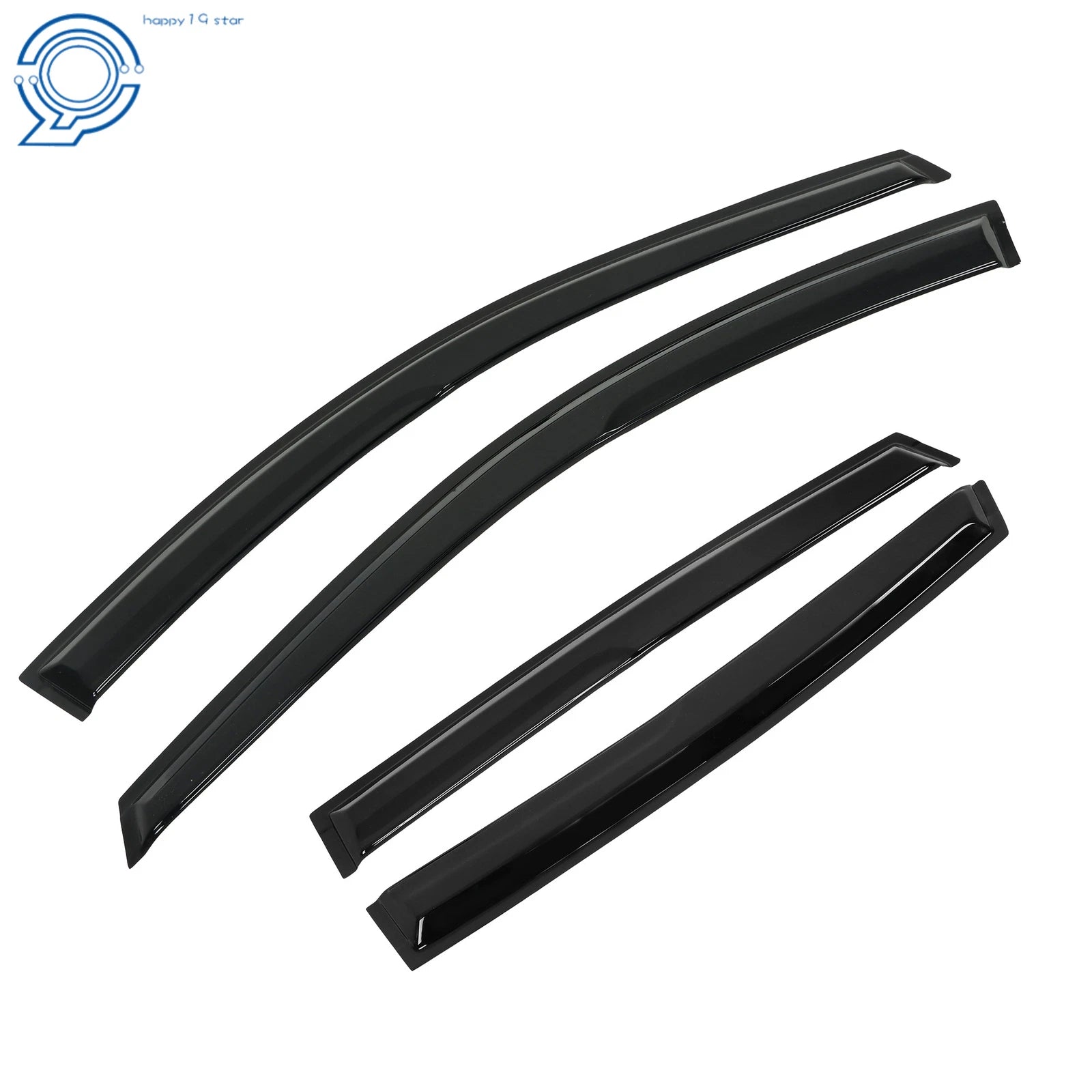 Set of 4 Window Visors for Honda CR-V (2007–2011)