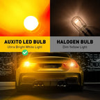 2X Amber LED Turn Signal Light Bulb for AUXITO 7440 7443 580 W21W