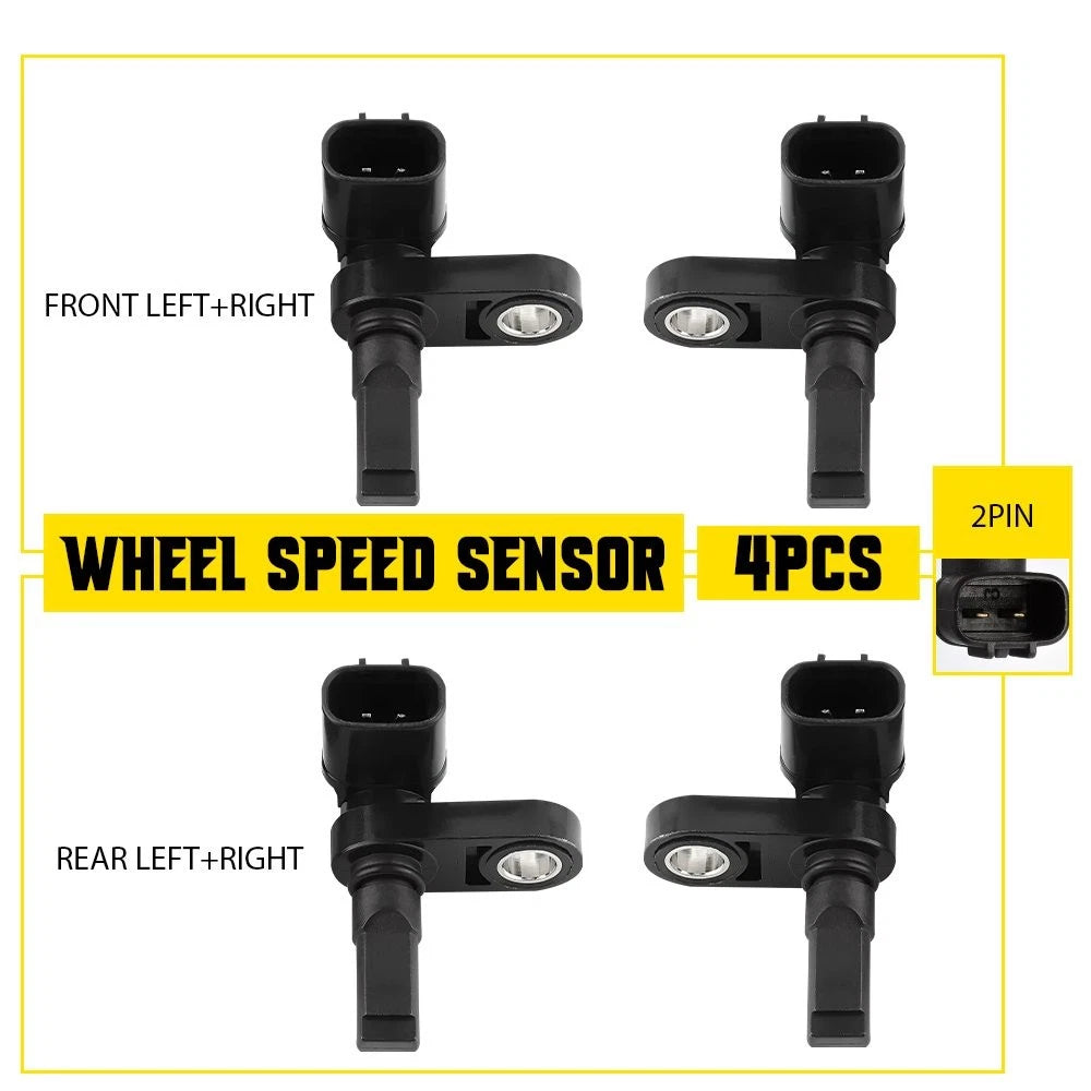 Set of 4 ABS Wheel Speed Sensors for Toyota 4Runner Tacoma