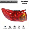 Taillight for Toyota Corolla (2009–2010) Left Replacement Lamp