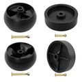 Set of 4 Lawn Mower Deck Roller Wheel Kit for Cub Cadet Craftsman