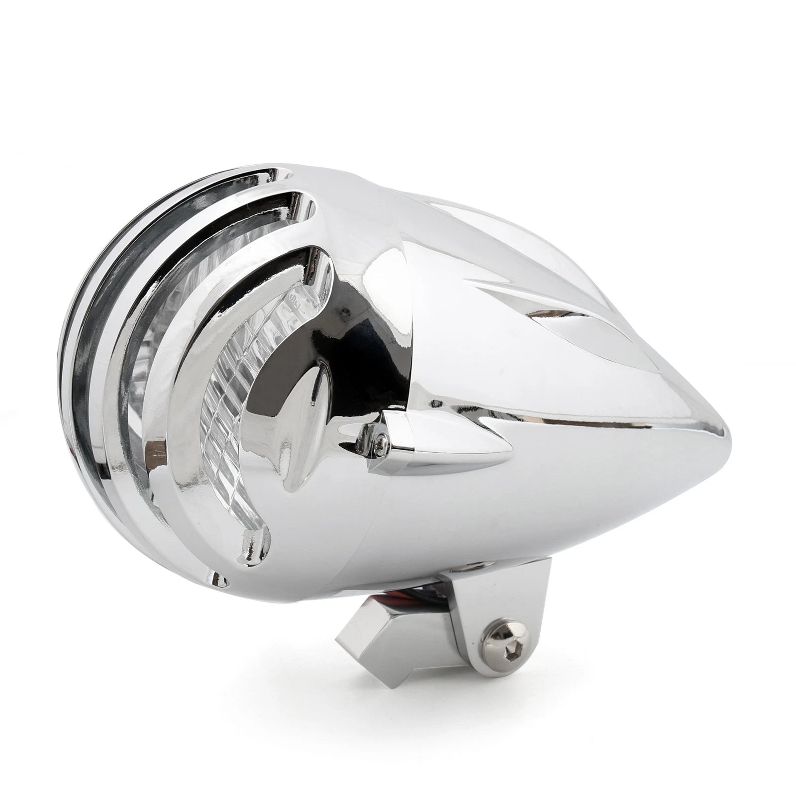 Chrome Bullet Headlight Lamp for Cafe Racer Bobber Chopper (Fits )