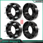 Set of 4 Hubcentric Wheel Adapters 8x6.5 to 8x180 M14x1.5 for Suburban 2500 (2000–2013)