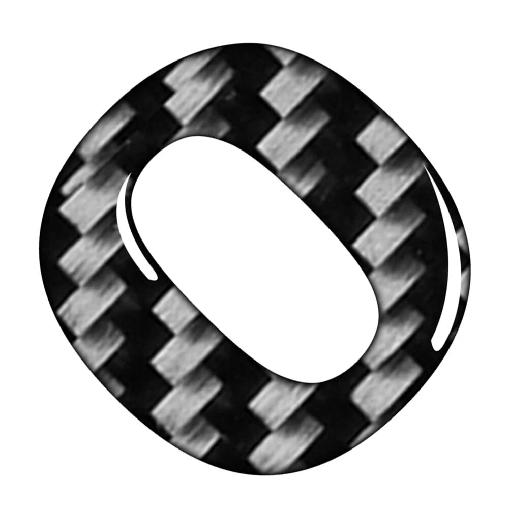 Carbon Black Window Door Wall Badge Emblem Decals for Car