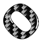Carbon Black Window Door Wall Badge Emblem Decals for Car