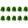 10Pcs 7cm Model Trees for HO OO Scale Wargame Park Garden Scenery