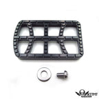 Black Dominator Brake Pedal Pad for Harley Dyna Softail Touring