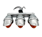 Auxiliary Mini Light Amber Lenses with Visor for Triple Use (Universal)