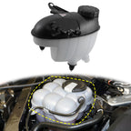 Coolant Radiator Reservoir Tank 2225000849 with Cap Sensor for Mercedes-Benz S65 (2007–2013)