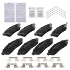 Ceramic Brake Pads Kit for Suzuki Equator (2009–2012) D1100 D1094