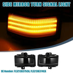 Pair Side Mirror Turn Signal Light FL3Z13B374CA for Ford 