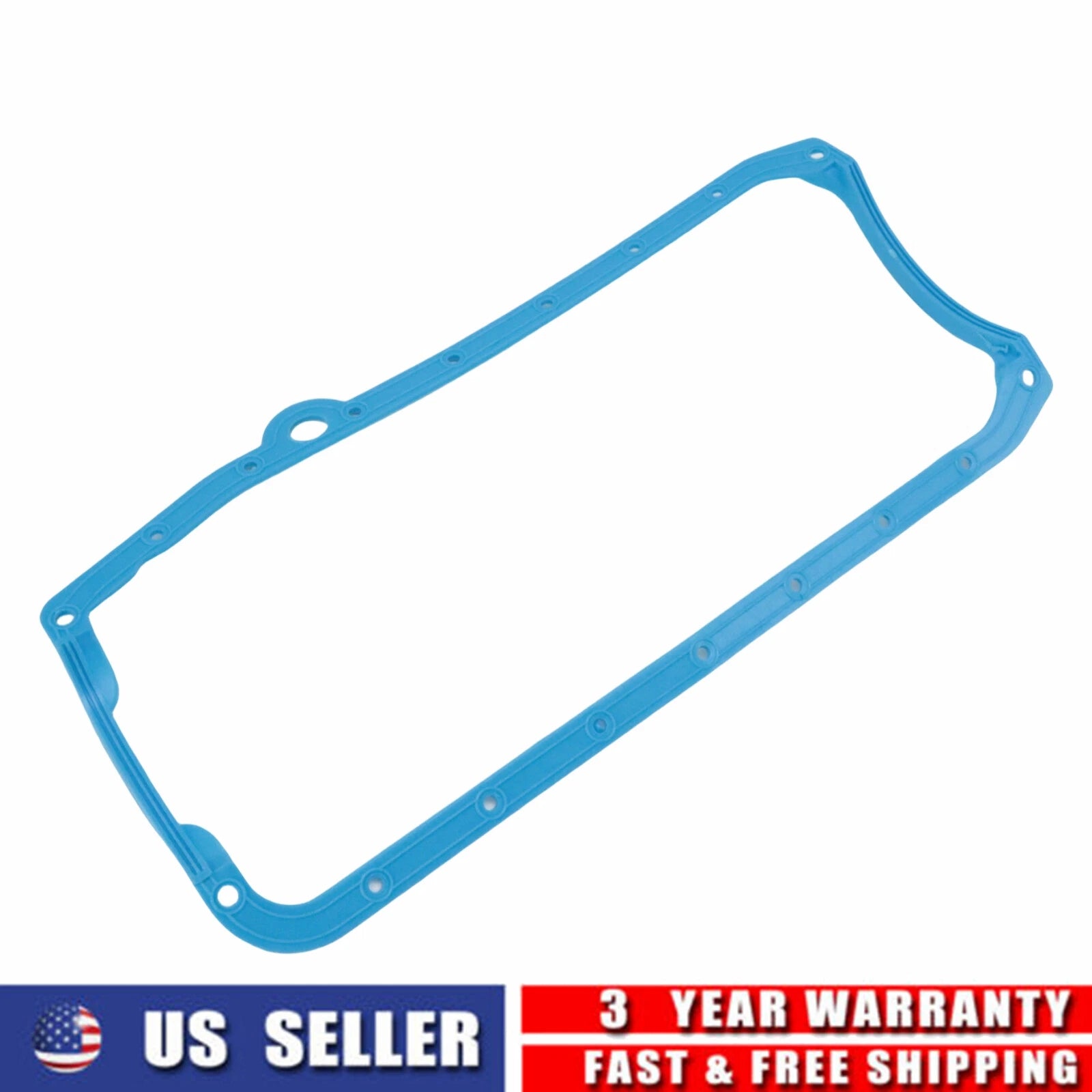 Oil Pan Gasket for Chevy SB 265 283 327 350 383 400 (Pre-79) - Blue