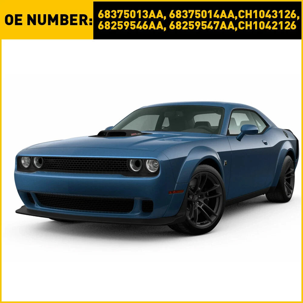 Set of 2 Front Bumper Support Brackets for Dodge Challenger (2015–2021)