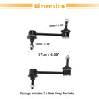 2X Rear Stabilizer Sway Bar Link for Lincoln MKT (2010) & Ford Flex (2009)