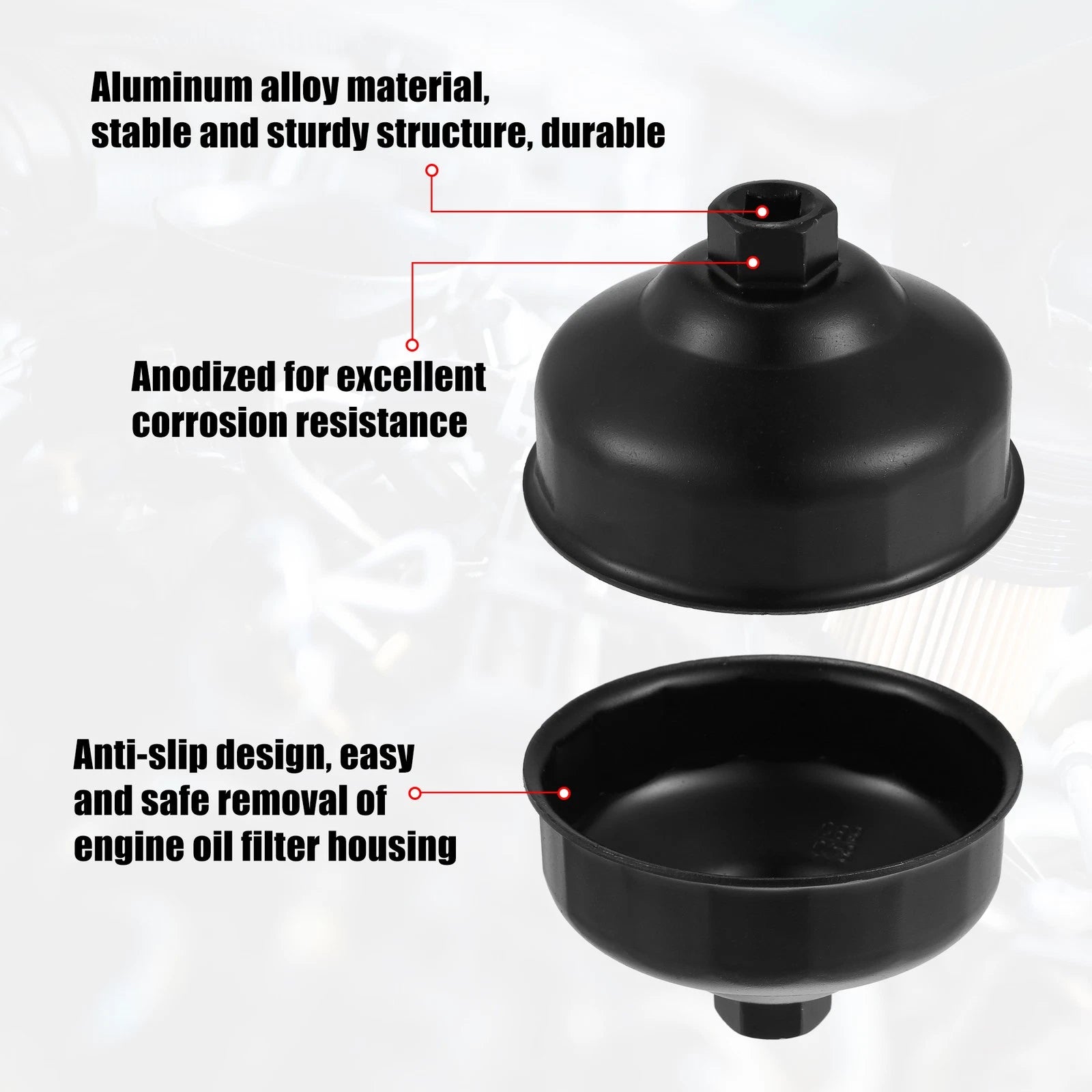 86mm 16 Flute Oil Filter Wrench Socket for BMW 