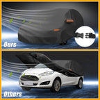 Car Cover Waterproof All Weather with Reflective Strap for Ford Fiesta (2011–2019)