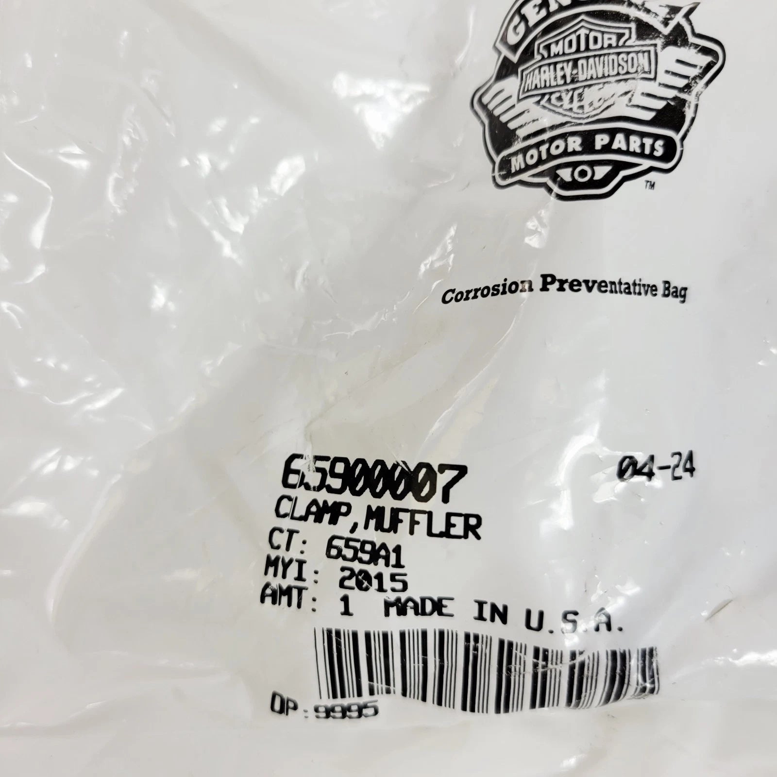 Muffler Clamp for Harley-Davidson (65900007)