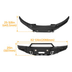 Off-road Front Bumper Assembly with Winch for Ford F150 SVT Raptor (2009-2014)