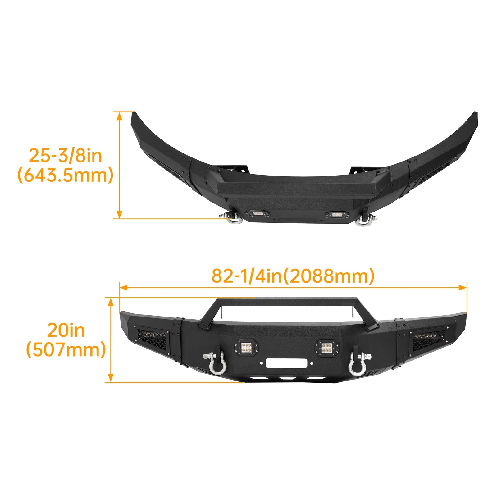 Off-road Front Bumper Assembly with Winch for Ford F150 SVT Raptor (2009-2014)