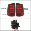 Set of 2 Red LED Tail Lights for Dodge Ram 1500 2500 3500 (2009–2018)
