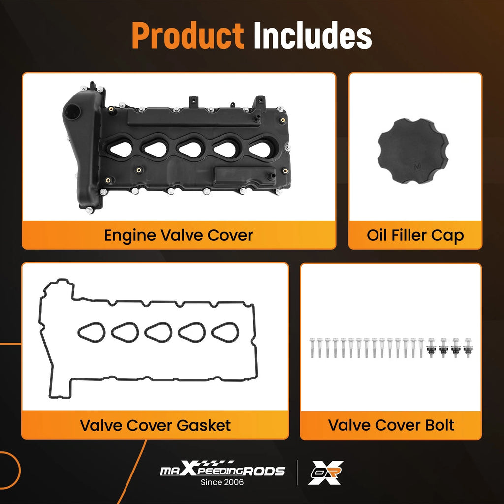Valve Cover with Gasket for Chevrolet GMC Hummer Isuzu 3.5L (2004–2006) 12591996