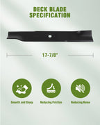 Blade Spindle Belt Kit for Hustler Raptor 52" (604214, 603995, 603988, 791988)
