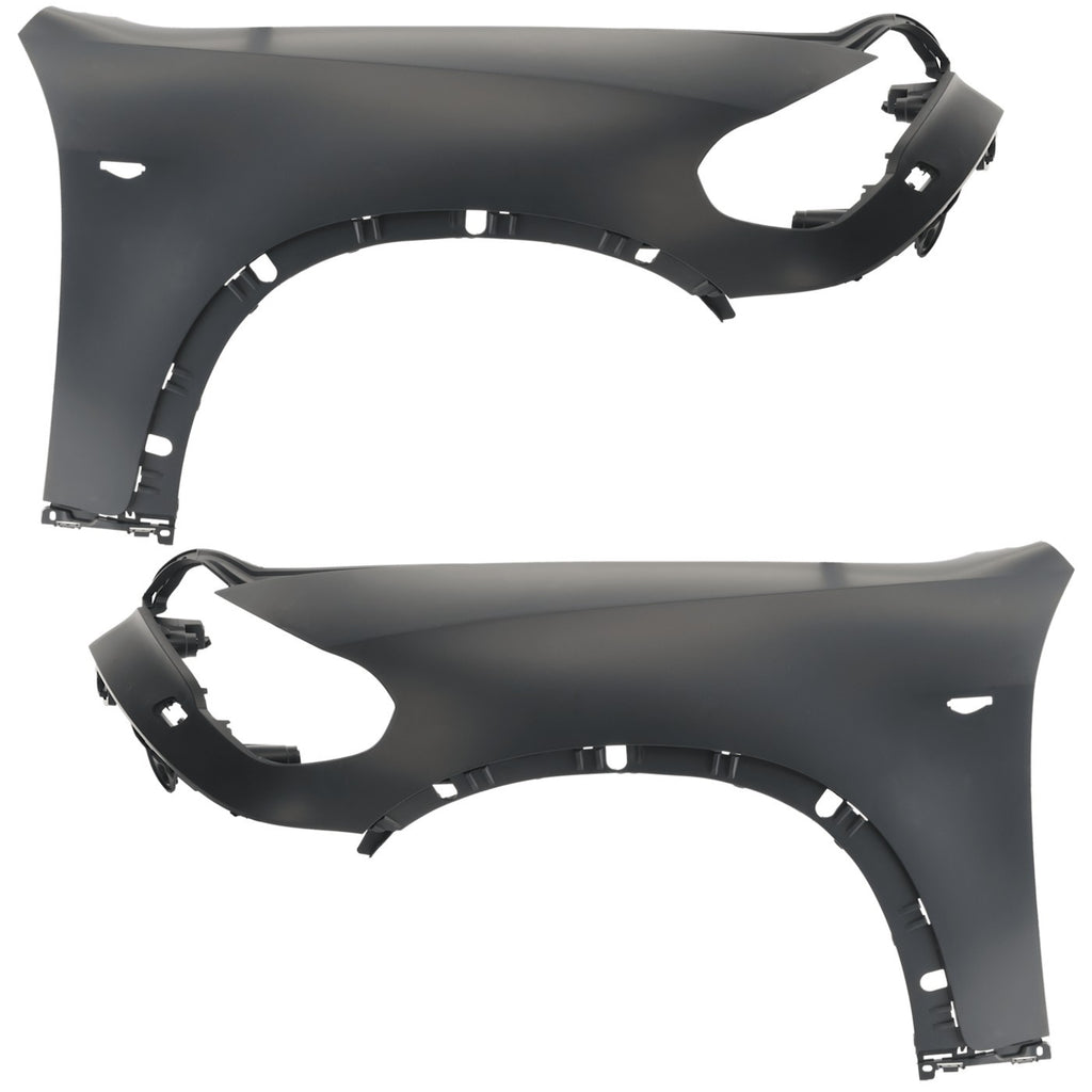 Set of 2 CAPA Fenders for BMW X5 E70 (2011–2013) with Headlamp Washers
