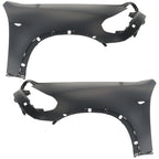 Set of 2 CAPA Fenders for BMW X5 E70 (2011–2013) with Headlamp Washers
