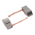 2X Carbon Brushes for Automotive Fan Motor Replacement with Wire and Springs